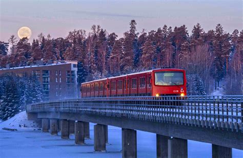 HSL Metro, Helsinki .